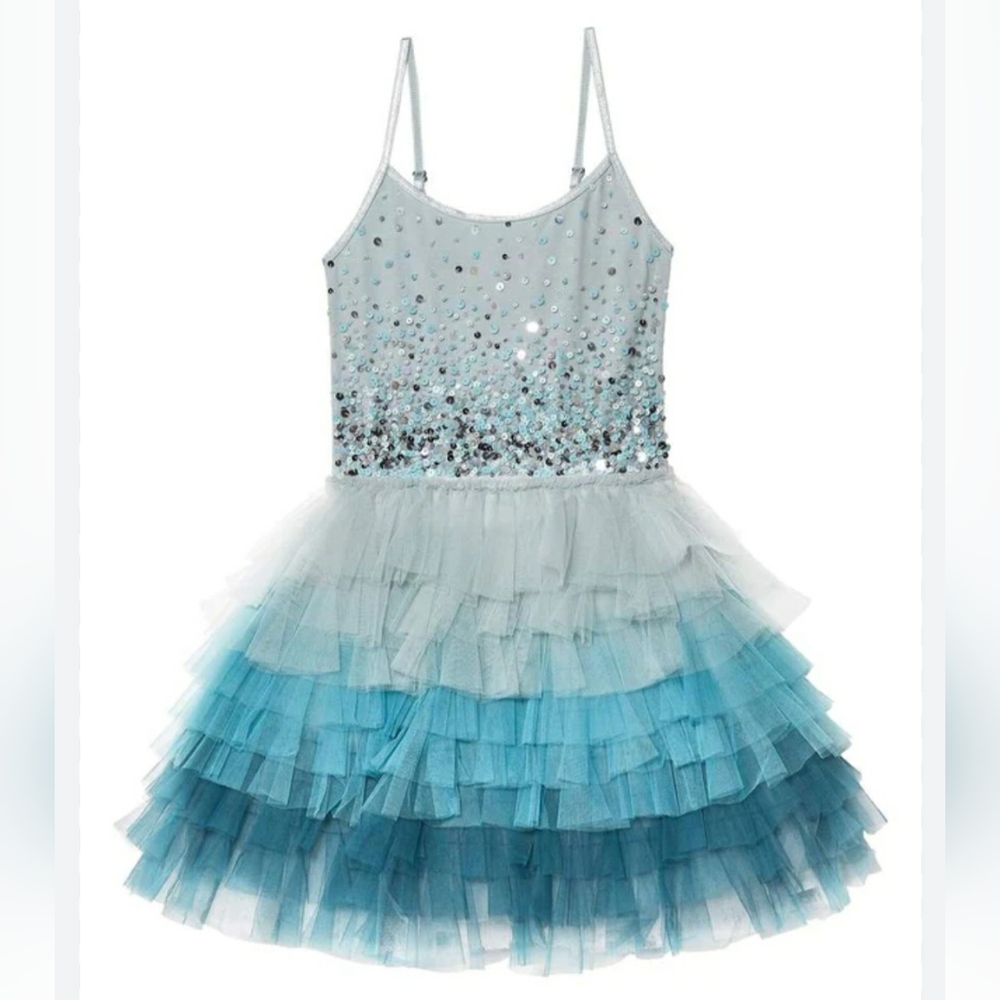 Tutu du monde TTMD blue ombre ruffle dress 8 9